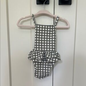 Quincy Mae Blue/Grey Swimsuit